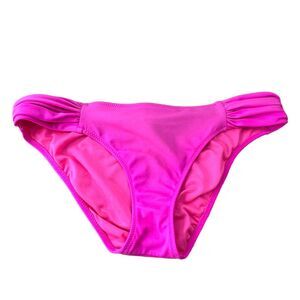 Victoria's Secret Knockout Neon Hot Pink Cheeky Bikini Bottoms Small